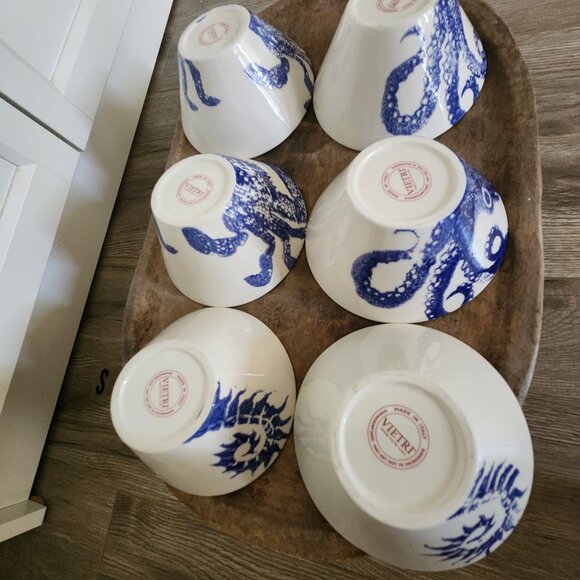 Vietri costiera cereal / fruit bowl set of 6 - Picture 7 of 8